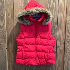 NWT Bongo hooded puffer vest